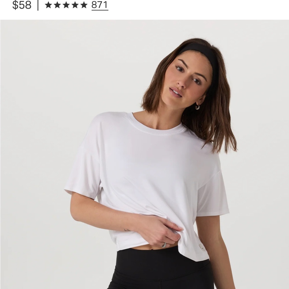 Vuori White Women's Top